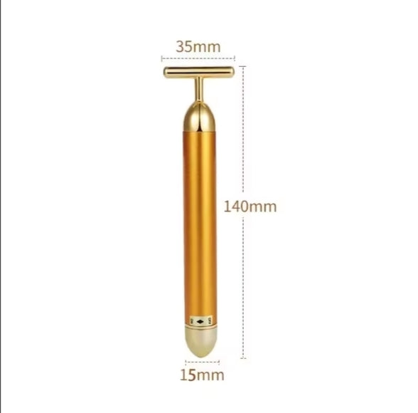 Varita de Microcorriente con Oro 24k